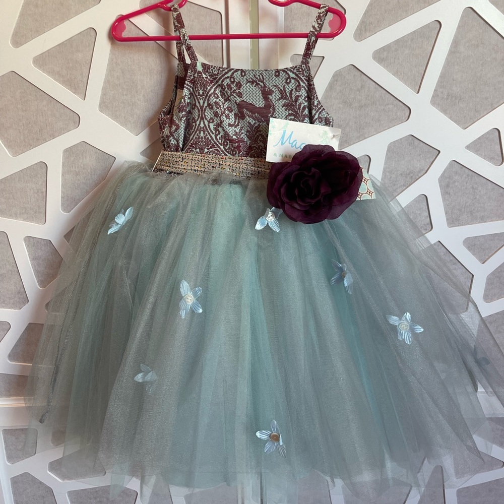 Magpie Dress New With Tags Size 3 In Blue And Purple